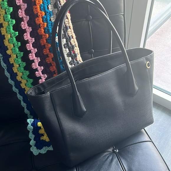 Dagne Dover Signature Classic Coated Canvas Tote - Picture 5 of 8